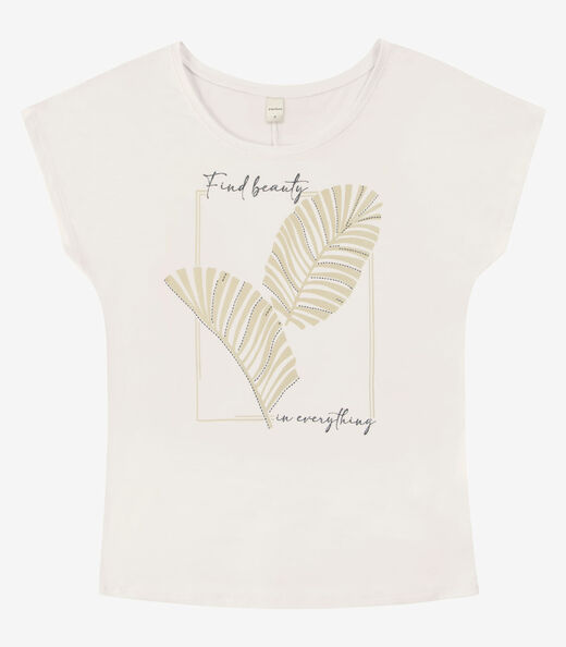 Blusa Feminina Viscotorcion Rovitex Bege