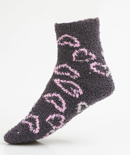 Kit 2 Pares Meias Cano Médio Feminina Chenille Marisa