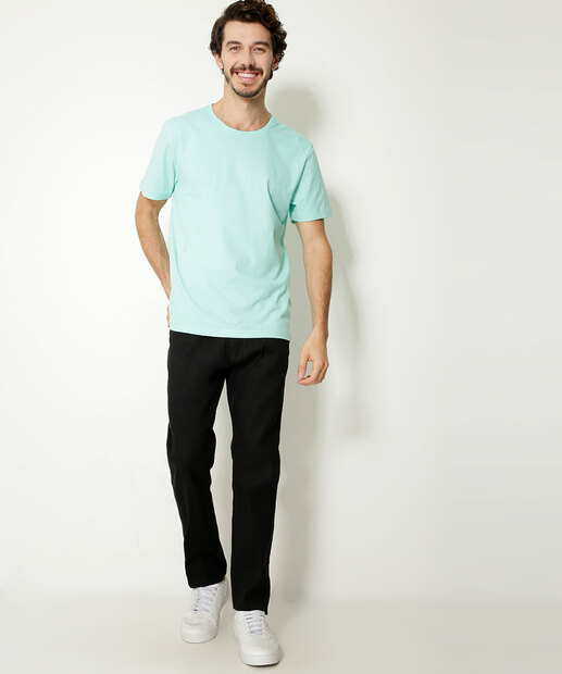 Calça Masculina Jeans Slim Bolsos