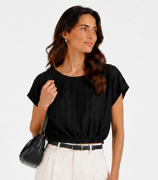 Image_Blusa Feminina Em Malha Tunis Infinita Cor Preto