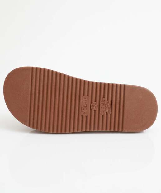 Sandália Flatform Feminina Fivela Modare Marrom