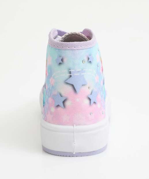 Tênis Infantil Casual Estampado Ortobessa Lilás