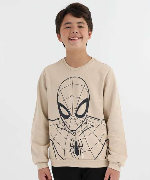 Image_Blusão Juvenil Moletom Homem Aranha Marvel Tam 10 a 16 Bege