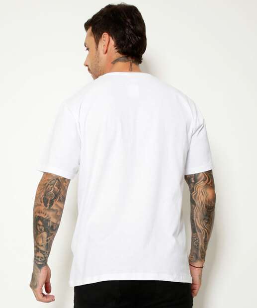 Camiseta Masculina Copa Frase Manga Curta