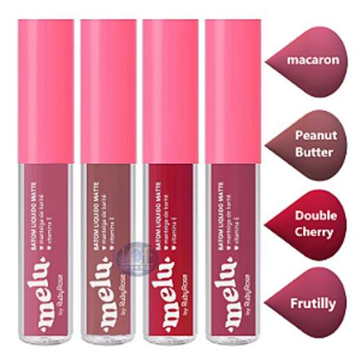 Batom Líquido Matte Melu Rr5634 Frutilly Rubyrose