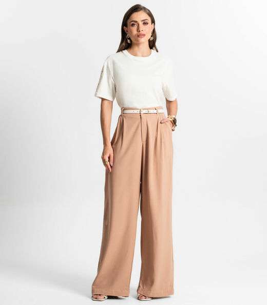 Blusa Feminina Em Meia Malha Endless Bege