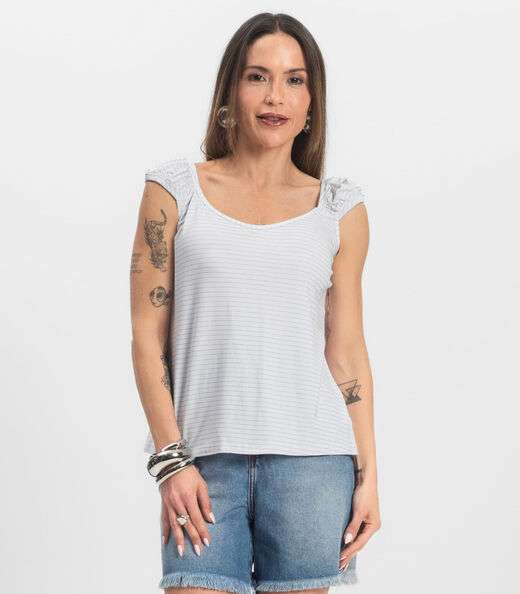 Image_Blusa Feminina Estampada Infinita Cor Branco