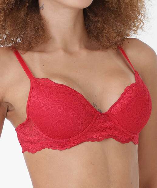 Sutiã de Renda Com Base Marisa