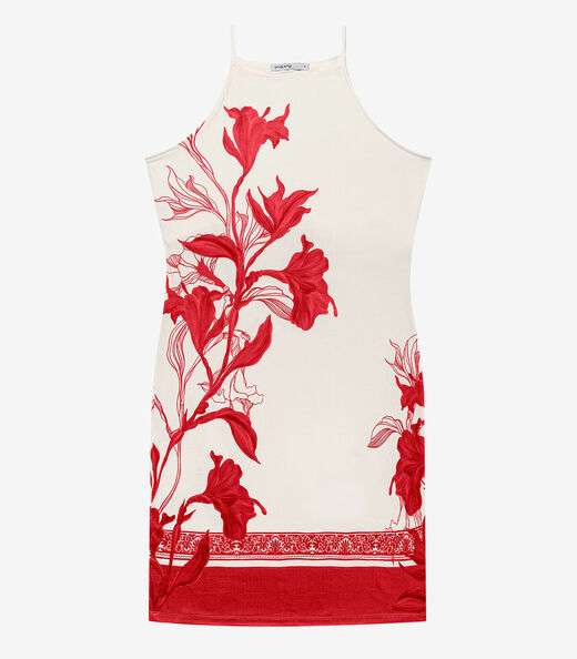 Vestido curto Endless Bege