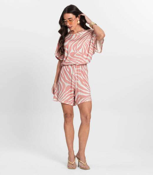 Macaquinho Feminino Infinita Cor Rosa