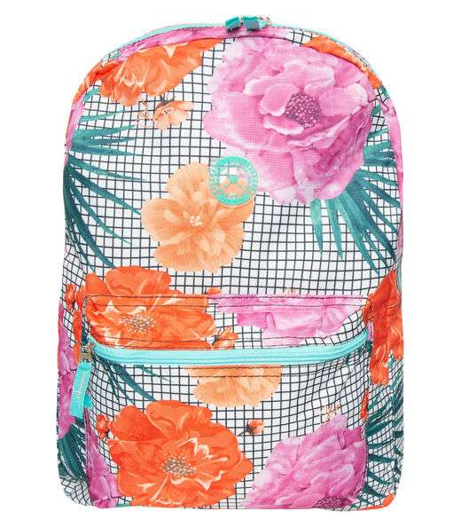 Image_Mochila Escolar Feminina Estampa Floral Clio Verde