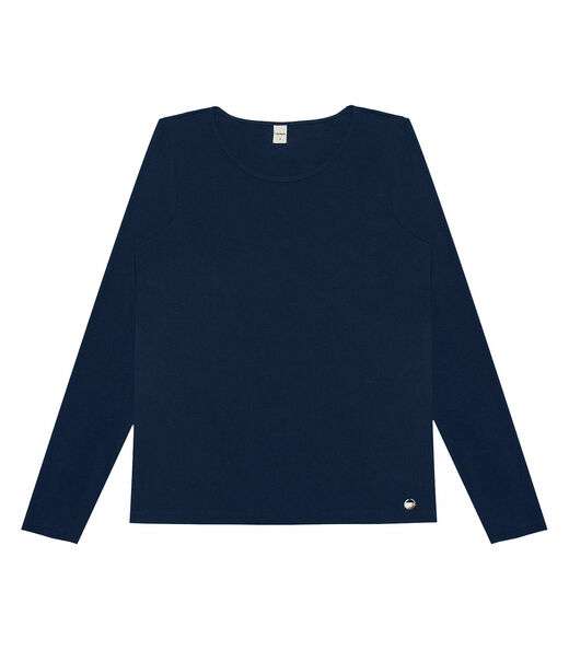 Blusa Feminina Manga Longa Rovitex Azul