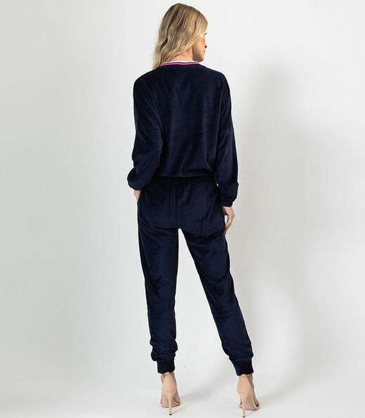 Blusão Feminino Plush Endless Azul