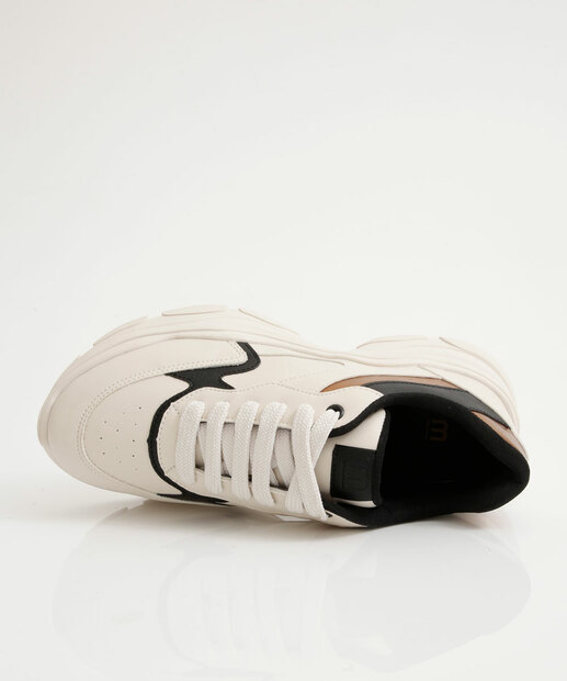 Tênis Feminino Chunky Sneaker Recorte Marisa Off White