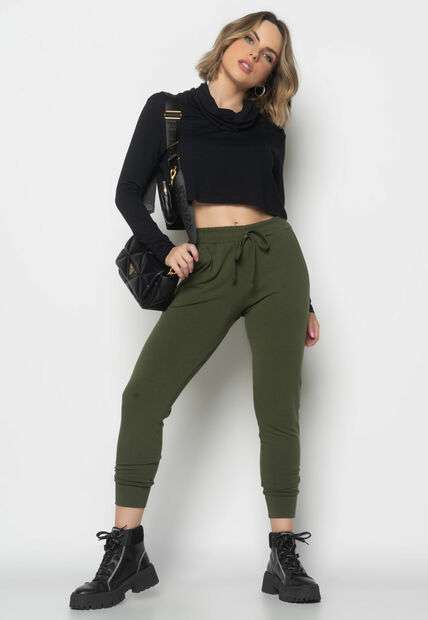 Image_Cropped Golão Manga Longa Malha  Fashion Preto