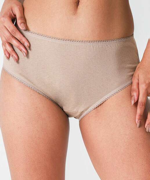 Kit 2 Calcinhas Alta Marisa Rosa