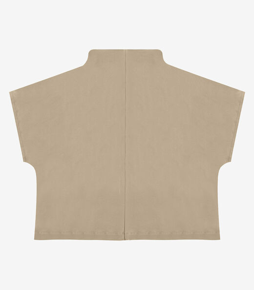 Blusa Feminina Com Gola Chaminé Select Baunilha
