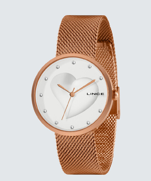 Kit Relógio Feminino Strass Lince LRRH160L KO36B1RX  