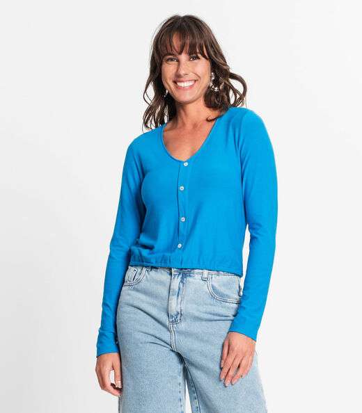 Image_Camisa Feminina Manga Longa Rovitex Azul