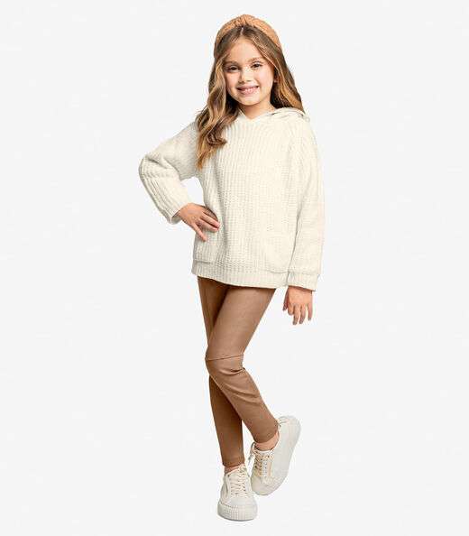 Sueter Tricot Infantil Trick Nick Bege