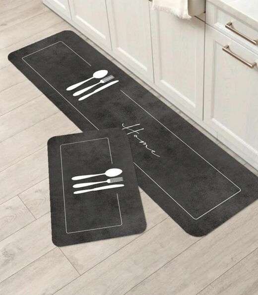 Image_Jogo De Tapetes Para Cozinha Wevans Marrom