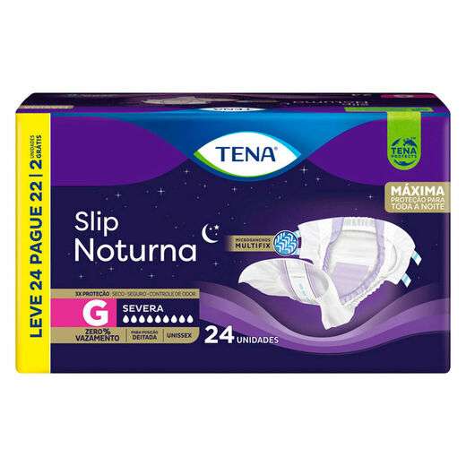 Image_Fralda Geriátrica Tena Slip Noturna Tamanho G c/24 Unidades
