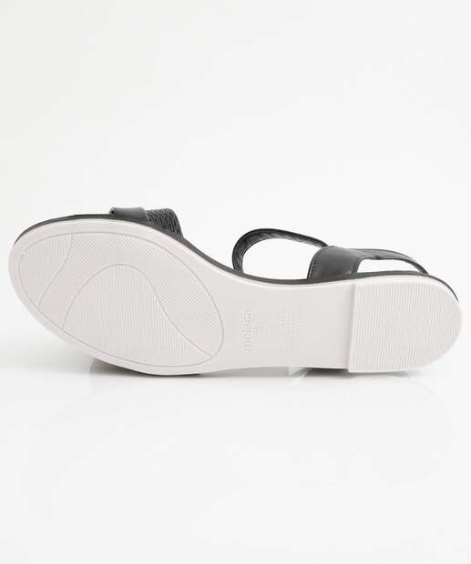 Sandália Feminina Rasteira Moleca Preto