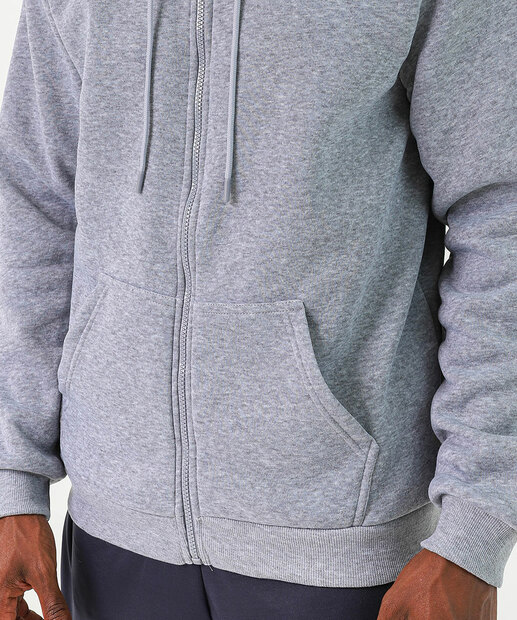 Casaco Masculino Moletom Marisa Cinza