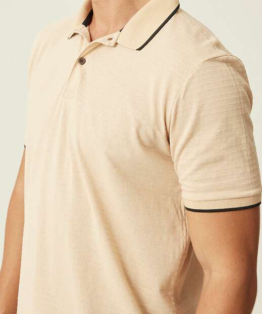 Polo Masculina Manga Curta MR