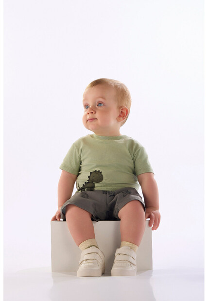 Image_Conjunto Bebê Camiseta Dino Bermuda Quimby