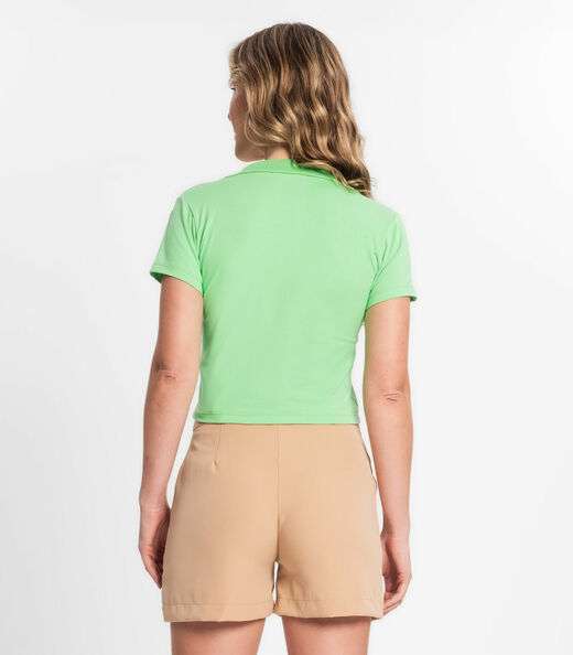 Blusa Feminina Manga Curta Endless Verde