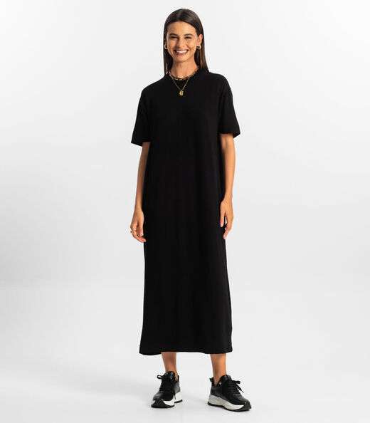 Image_Vestido Midi Feminino Rovitex Preto