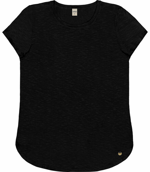 Blusa Feminina Andorra Flamê Básica Rovitex Preto
