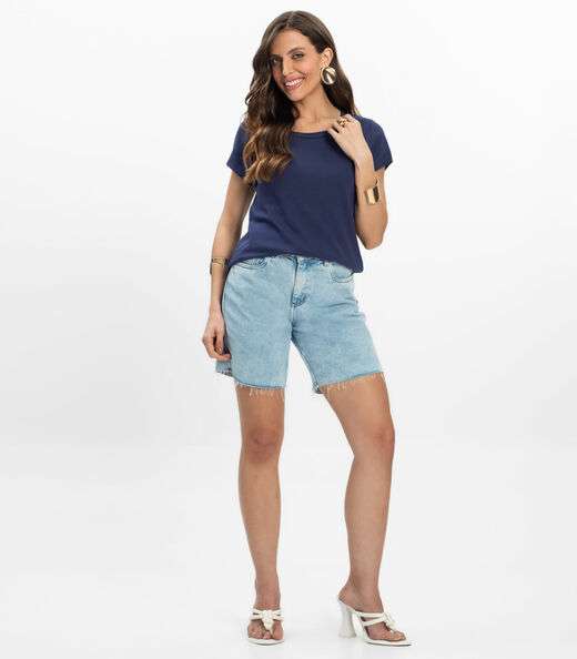 Blusa Feminina Infinita Cor Azul