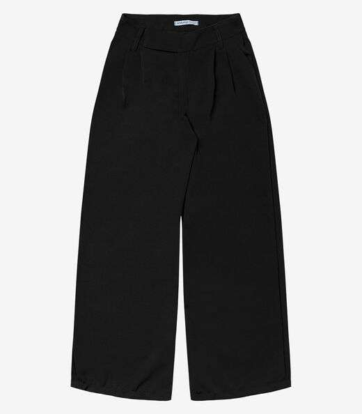 Calça Feminina Em Alfaiataria Endless Preto