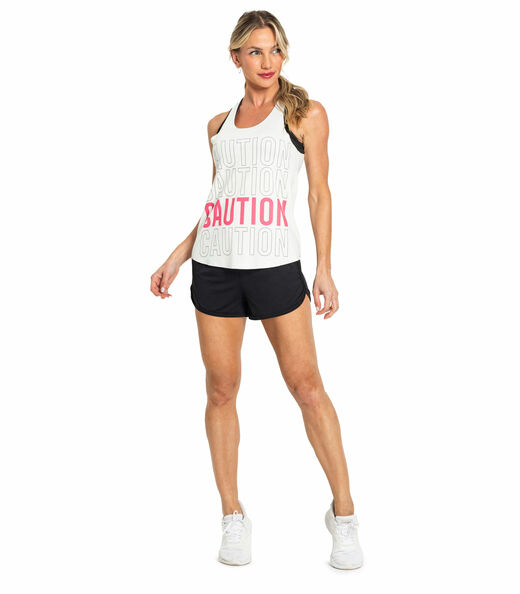 Regata Feminina Caution FTK Fitness Bege