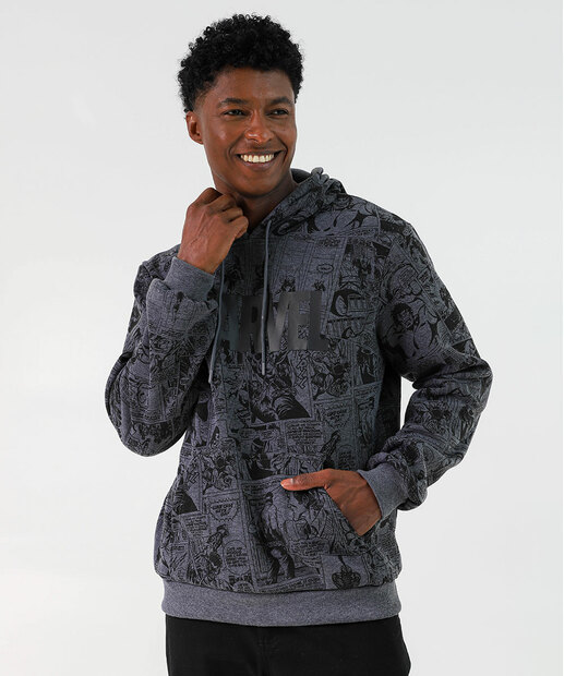 Image_Blusão Masculino Moletom Super Heróis Marvel Cinza