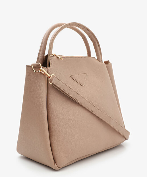 Image_Bolsa De Mão Tote Feminina Marisa Bege