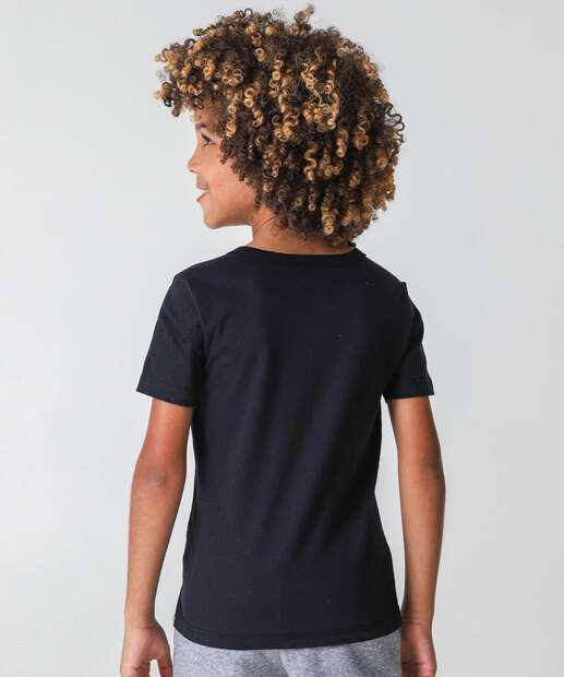 Camiseta Infantil Estampada Sonic Tam 4 a 10