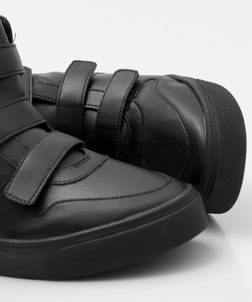 Tênis Feminino Cano Alto Via Uno Preto