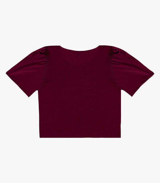 Blusa Feminina Em Malha Langui Infinita Cor Roxo