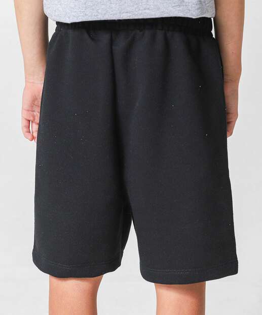 Bermuda Infantil Moletom Textura MR Tam 4 a 10