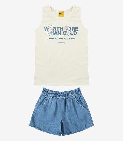 Image_Conjunto Regata com Shorts Menina Rovi Kids Bege