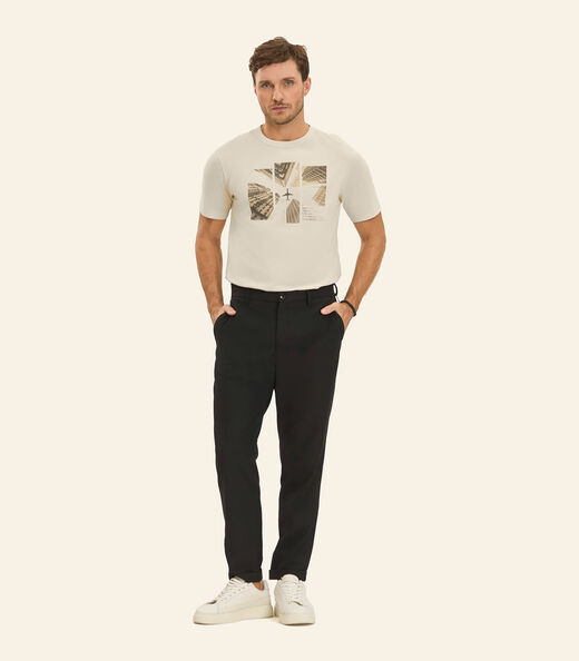 Image_Camiseta Masculina Manga Curta Diametro Bege