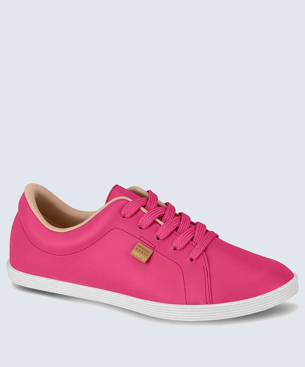Tênis Casual Tenis Beira Rio Rosa Claro Tênis Casual Feminino