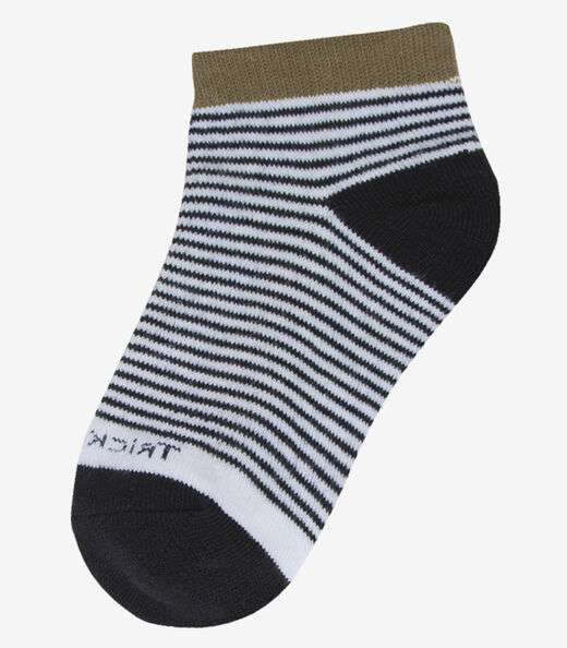 Kit 3 Pares De Meia Cano Curto Infantil Trick Nick Azul