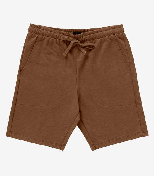 Image_Bermuda de Moletom Masculina Diametro Marrom