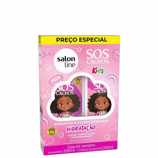 Image_Salon Line Kit Shampoo e Condicionador Sos Cachos Kids