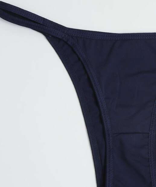 Kit 2 Calcinhas String Floral Microfibra Marisa