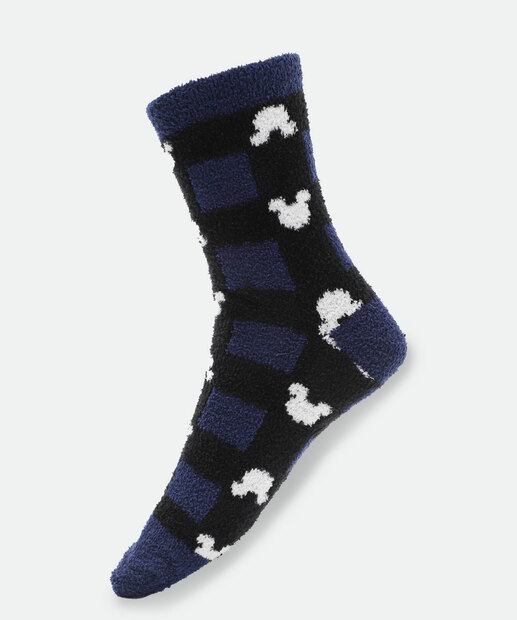Meia Masculina Adulto Peluciada Estampada Disney